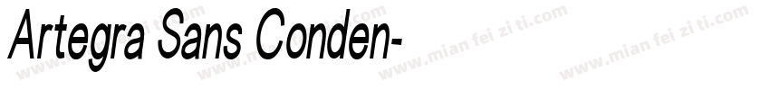 Artegra Sans Conden字体转换
